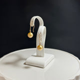 Amami gold®×Sunshine Gold　白蝶真珠7mm  K18ピンクゴールドピアス1166