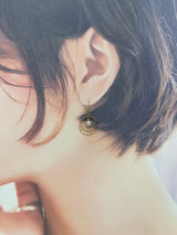 Na･chura　無核真珠4mm K18イエローゴールドピアス118