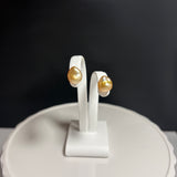 Na･chura　無核真珠8mm K18イエローゴールドピアス139