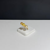 Amami gold®×Sunshine Gold　白蝶真珠 6mm  K18イエローゴールドリング1515