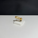 Amami gold®×Sunshine Gold　白蝶真珠7mm  K18イエローゴールドリング1523