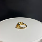 Amami gold®×Sunshine Gold　白蝶真珠7mm  K18イエローゴールドリング1523
