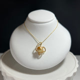 Amami gold®×Sunshine Gold　白蝶真珠8mm  K18イエローゴールドペンダント170