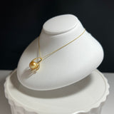 Amami gold®×Sunshine Gold　白蝶真珠8mm  K18イエローゴールドペンダント170