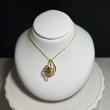 Amami gold®×Sunshine Gold　白蝶真珠8mm  K18イエローゴールドペンダント170