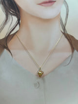 Amami gold®×Sunshine Gold　白蝶真珠8mm  K18イエローゴールドペンダント170