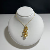 Amami gold®×Sunshine Gold　白蝶真珠6mm  K18イエローゴールドペンダント1827