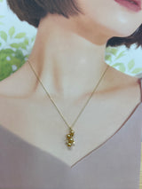 Amami gold®×Sunshine Gold　白蝶真珠6mm  K18イエローゴールドペンダント1827