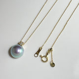 奄美の輝き®×虹珠　マベ真珠 9mm K18イエローゴールドペンダント1921