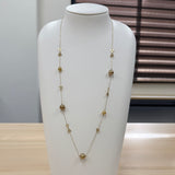 Amami gold®×Sunshine Gold　白蝶真珠9-7ｍｍ K18イエローゴールドネックレス2150