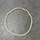 Na･chura　無核真珠5ｍｍ シルバーネックレス2531