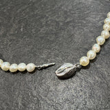 Na･chura　無核真珠5ｍｍ シルバーネックレス2531