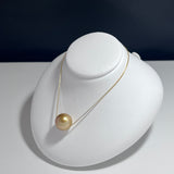 Amami gold®×Sunshine Gold　白蝶真珠11mm  K18イエローゴールドペンダント364