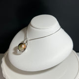 奄美の輝き®×虹珠　マベ真珠 11mm K18ホワイトゴールドペンダント445