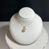 Na･chura　無核真珠7mm K18イエローゴールドペンダント464