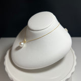 Na･chura　無核真珠7mm K18イエローゴールドペンダント464