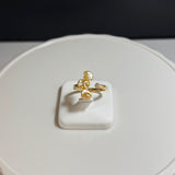 Na･chura　無核真珠5mm K18イエローゴールドリング735