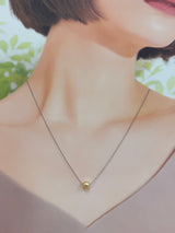 Amami gold®×Sunshine Gold　白蝶真珠7mm  K18ホワイトゴールドペンダント897
