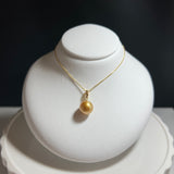 Amami gold®×Green Gold　白蝶真珠8mm  K18イエローゴールドペンダント987