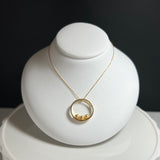 Na･chura　無核真珠 3mm K18イエローゴールドペンダント2007