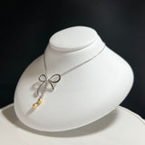 Na･chura　無核真珠 3mm K18ホワイトゴールドペンダント1270