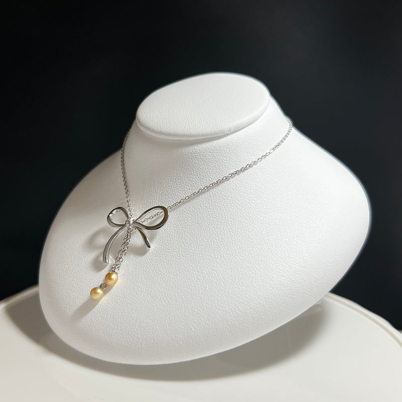 Na･chura　無核真珠 3mm K18ホワイトゴールドペンダント1270