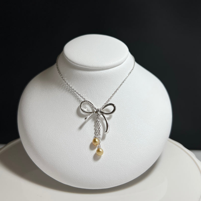 Na･chura　無核真珠 3mm K18ホワイトゴールドペンダント1270