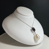 Na･chura　無核真珠10mm K18ホワイトゴールドペンダント301