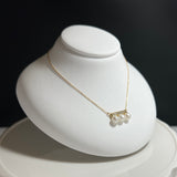 Na･chura　無核真珠 4mm K18イエローゴールドペンダント1686