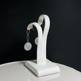 奄美の輝き®×虹珠　マベ真珠  11mm K18イエローゴールドピアス969