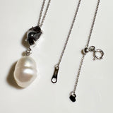 Na･chura　無核真珠10mm K18ホワイトゴールドペンダント301