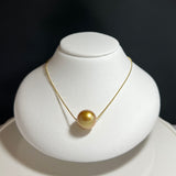 Amami gold®×Sunshine Gold　白蝶真珠10mm  K18イエローゴールドペンダント584