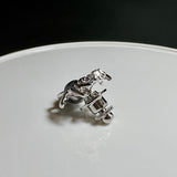 Amami black　黒蝶真珠 7mm シルバータック1085