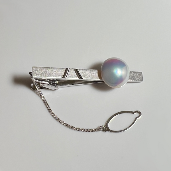 奄美の輝き®×桜珠　マベ真珠 13mmシルバータイホルダー77