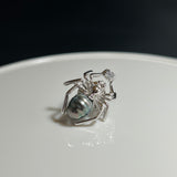 Amami black　黒蝶真珠 7mm シルバータック1085