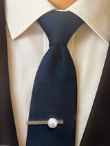 奄美の輝き®×桜珠　マベ真珠 13mmシルバータイホルダー77