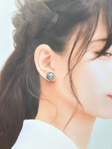 奄美の輝き®×虹珠　マベ真珠  12mm Pt900巻イヤリング2208