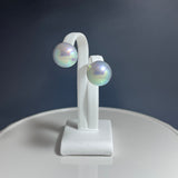 奄美の輝き®×虹珠　マベ真珠  13mm K18イエローゴールドピアス854