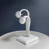 奄美の輝き®×虹珠　マベ真珠  14mm K18イエローゴールドピアス591