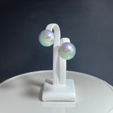 奄美の輝き®×虹珠　マベ真珠  15mm K18イエローゴールドピアス1563