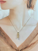 Amami gold®×Sunshine Gold　白蝶真珠7mm  K18イエローゴールドペンダント803