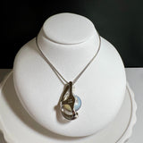 奄美の輝き®×虹珠　マベ真珠 11mm K18ホワイトゴールドペンダント445