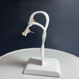 Na･chura　無核真珠3mm K18イエローゴールドピアス1449