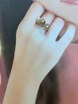 Amami gold®×Sunshine Gold　白蝶真珠7mm  K18ホワイトゴールドリング2332