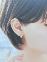 Amami gold®×Sunshine Gold　白蝶真珠6mm  K18イエローゴールドピアス105