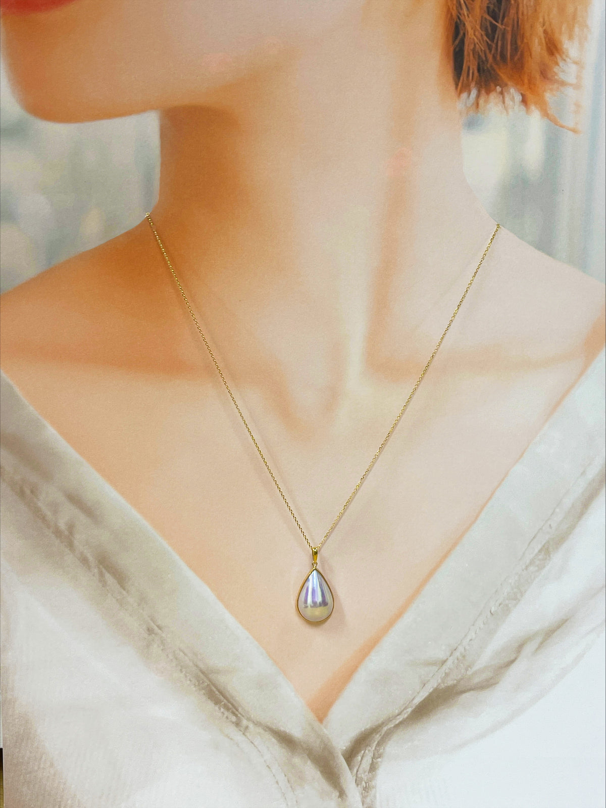 奄美大島産　超稀少ハートマベ真珠　ネックレス 奄美大島産 超稀少ハートマベ真珠 ネックレス